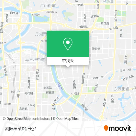 浏阳蒸菜馆地图