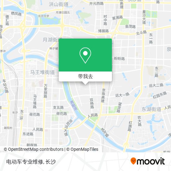 电动车专业维修地图