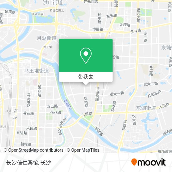 长沙佳仁宾馆地图