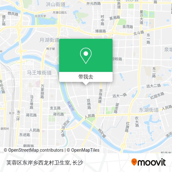芙蓉区东岸乡西龙村卫生室地图