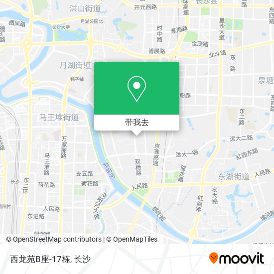 西龙苑B座-17栋地图