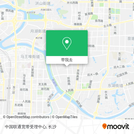 中国联通宽带受理中心地图