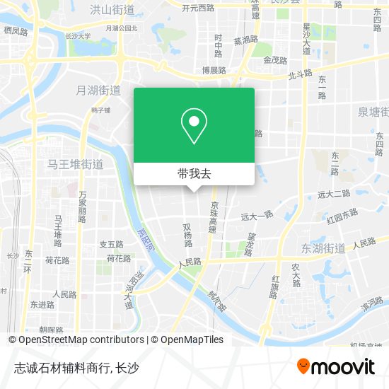 志诚石材辅料商行地图
