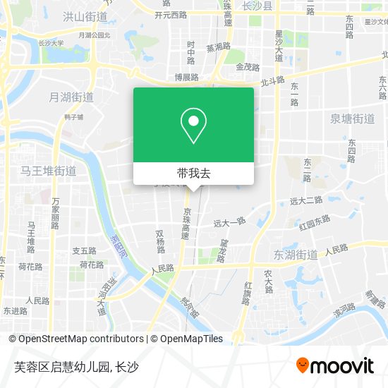 芙蓉区启慧幼儿园地图