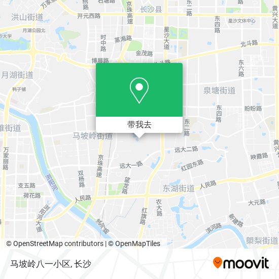 马坡岭八一小区地图