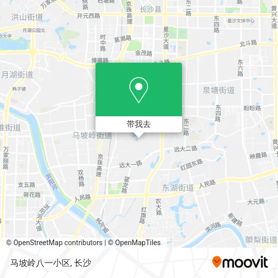 马坡岭八一小区地图