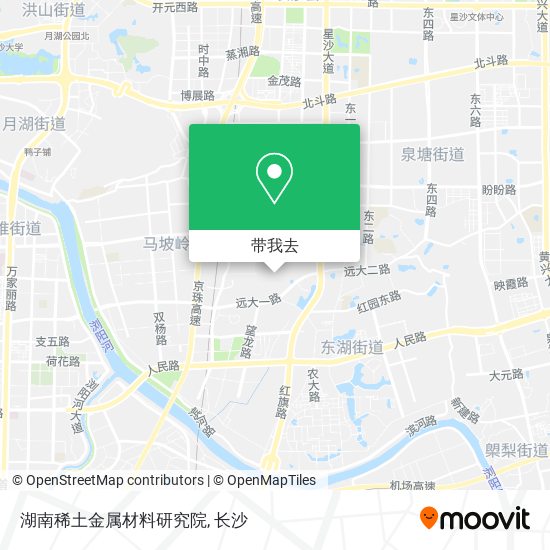 湖南稀土金属材料研究院地图