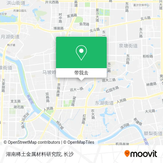 湖南稀土金属材料研究院地图