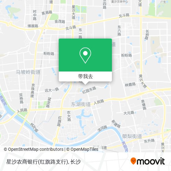 星沙农商银行(红旗路支行)地图