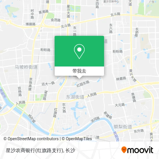 星沙农商银行(红旗路支行)地图