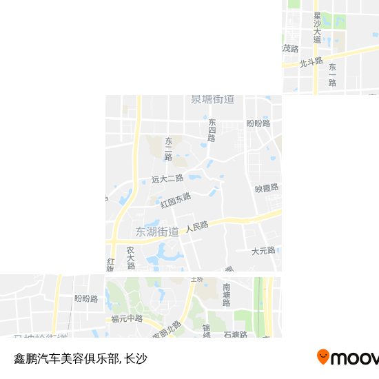 鑫鹏汽车美容俱乐部地图