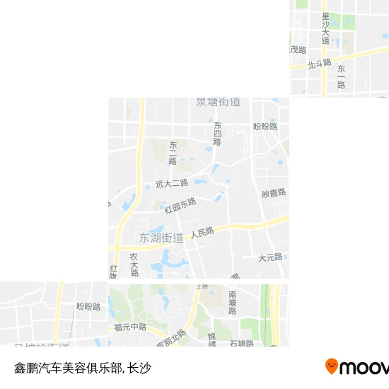 鑫鹏汽车美容俱乐部地图