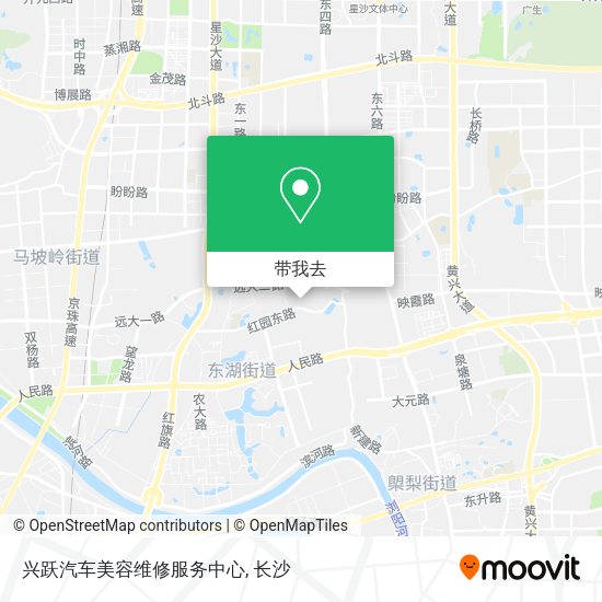 兴跃汽车美容维修服务中心地图