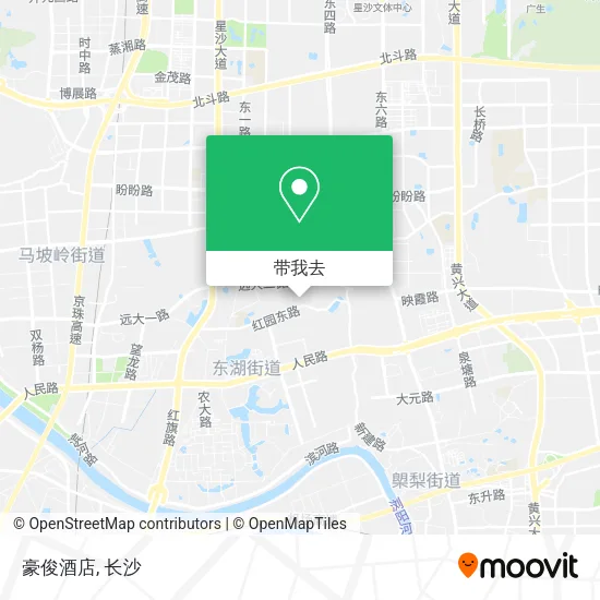 豪俊酒店地图