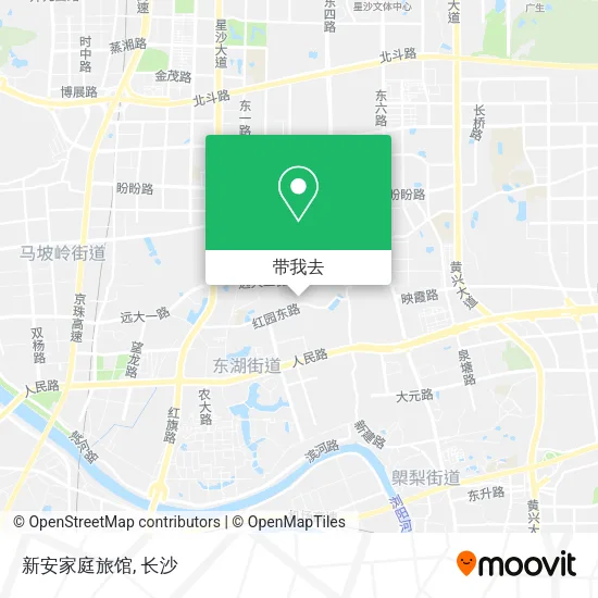 新安家庭旅馆地图
