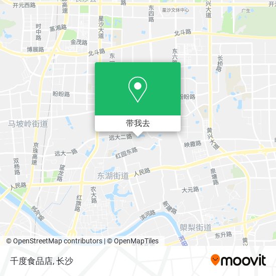 千度食品店地图
