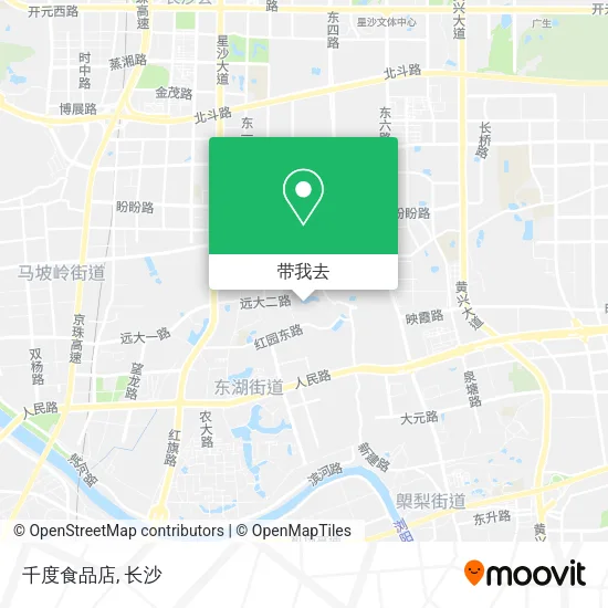 千度食品店地图