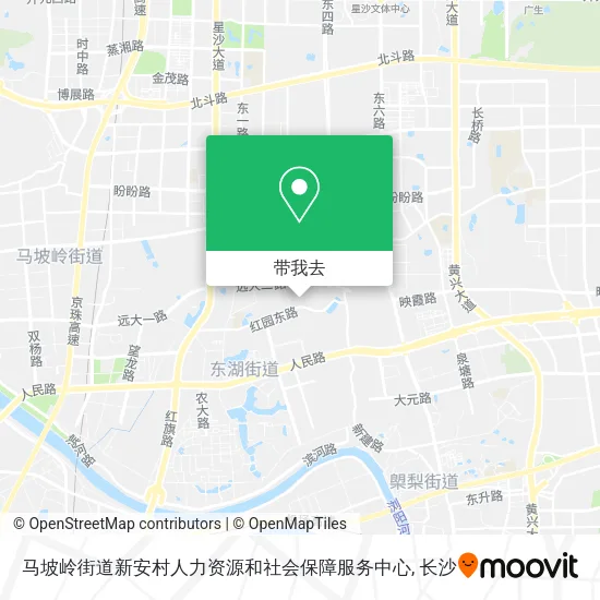 马坡岭街道新安村人力资源和社会保障服务中心地图