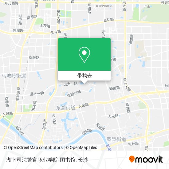 湖南司法警官职业学院-图书馆地图