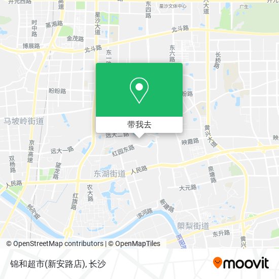 锦和超市(新安路店)地图