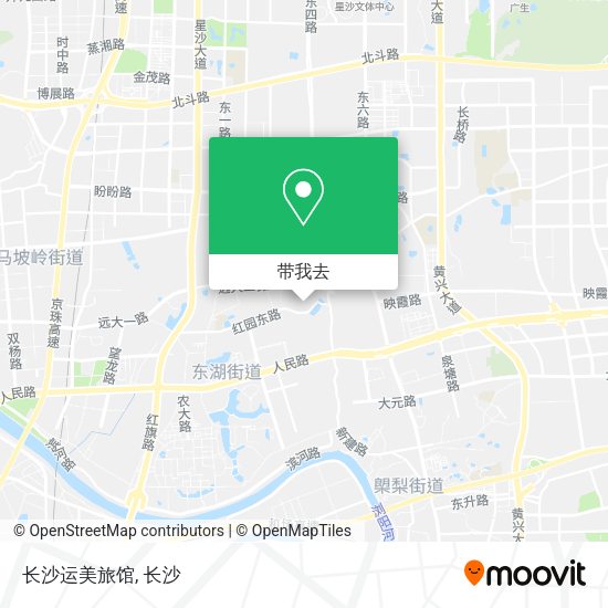 长沙运美旅馆地图