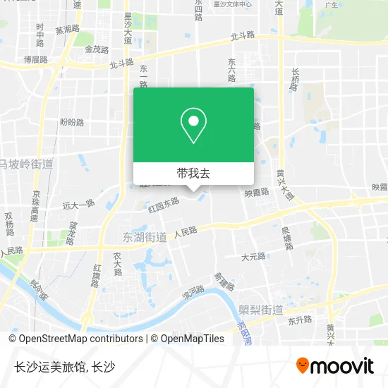 长沙运美旅馆地图