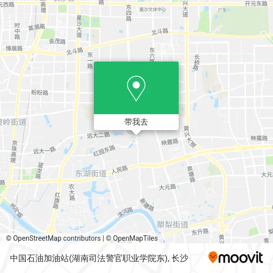 中国石油加油站(湖南司法警官职业学院东)地图