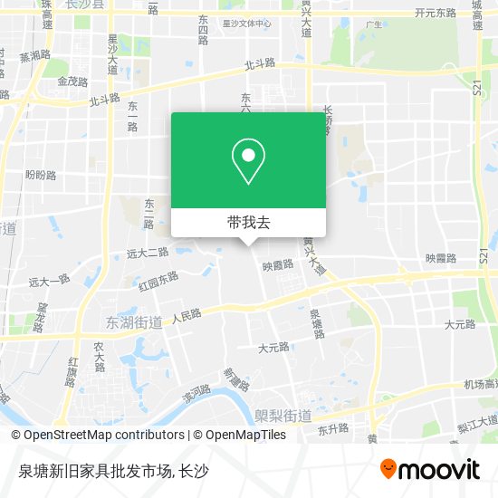 泉塘新旧家具批发市场地图