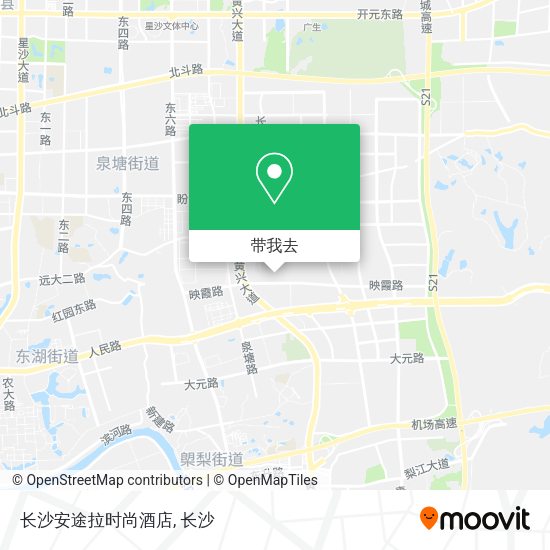 长沙安途拉时尚酒店地图