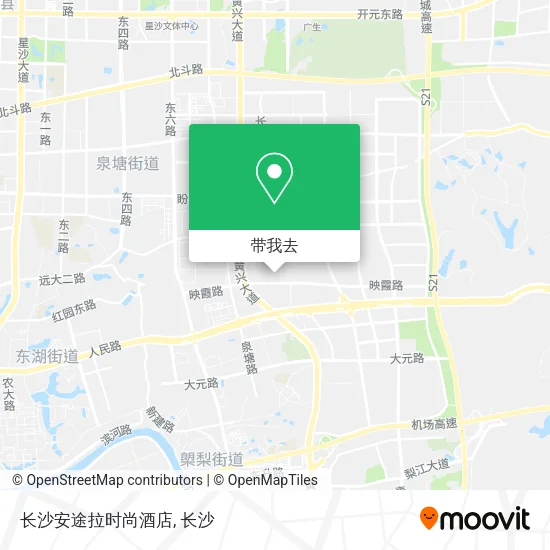 长沙安途拉时尚酒店地图