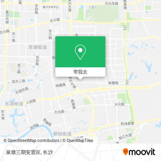 泉塘三期安置区地图