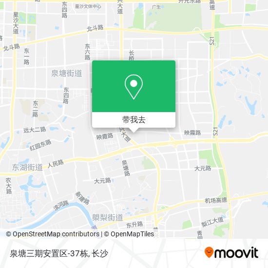泉塘三期安置区-37栋地图