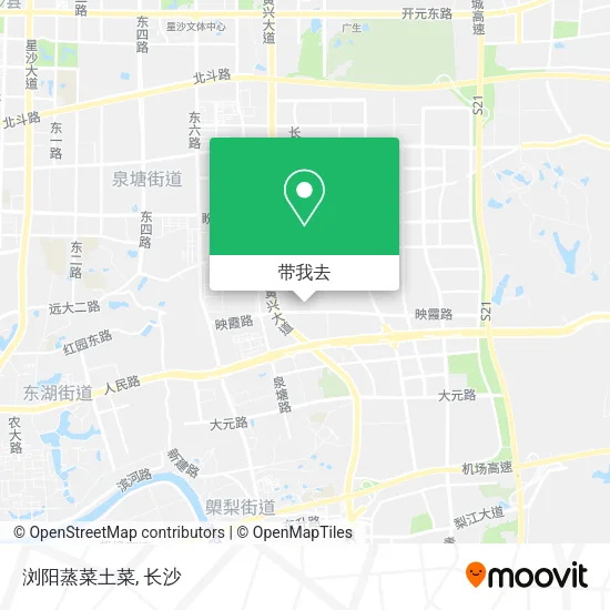 浏阳蒸菜土菜地图