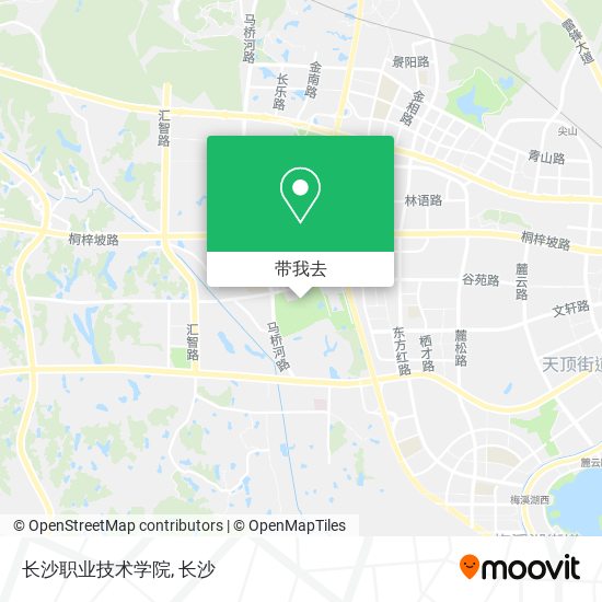 长沙职业技术学院地图