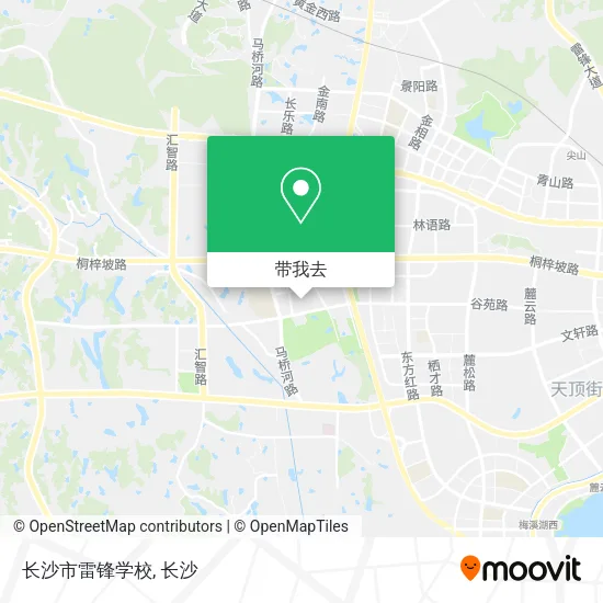 长沙市雷锋学校地图