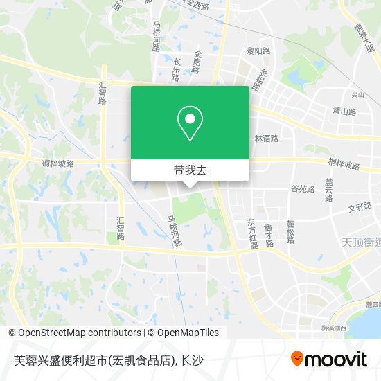 芙蓉兴盛便利超市(宏凯食品店)地图