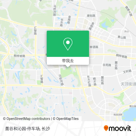 麓谷和沁园-停车场地图