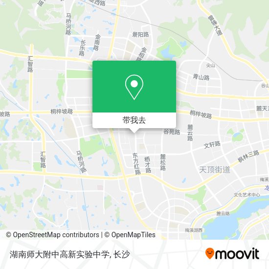 湖南师大附中高新实验中学地图