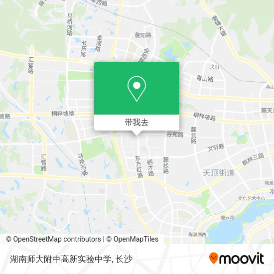 湖南师大附中高新实验中学地图