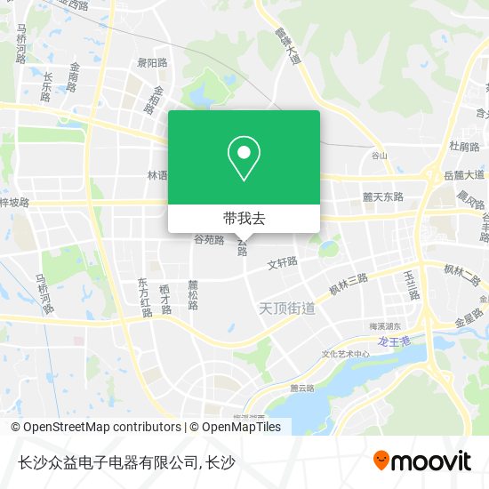 长沙众益电子电器有限公司地图