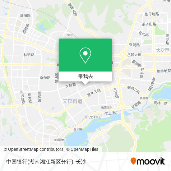 中国银行(湖南湘江新区分行)地图
