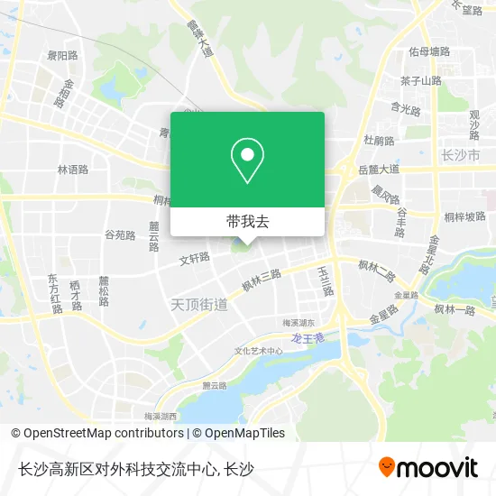长沙高新区对外科技交流中心地图