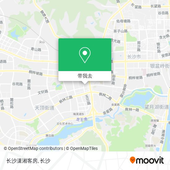 长沙潇湘客房地图
