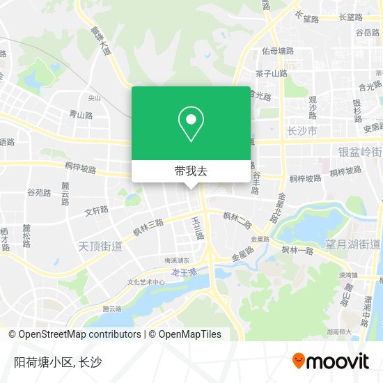 阳荷塘小区地图