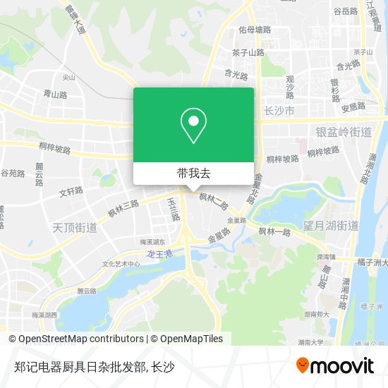 郑记电器厨具日杂批发部地图