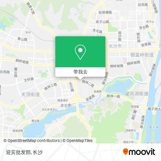 迎宾批发部地图