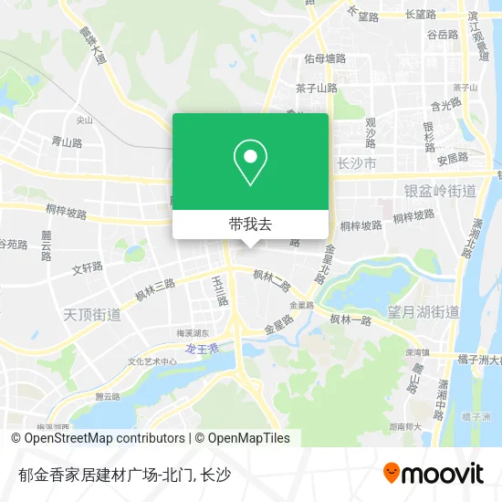郁金香家居建材广场-北门地图