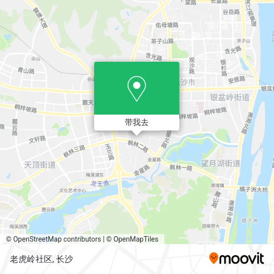 老虎岭社区地图