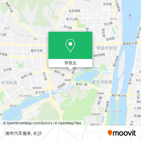湘华汽车服务地图