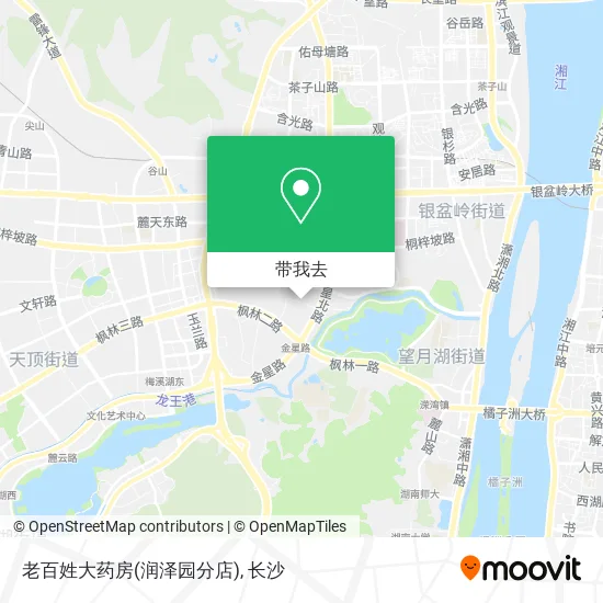 老百姓大药房(润泽园分店)地图